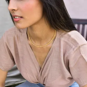Luxe Line - Citrine necklace