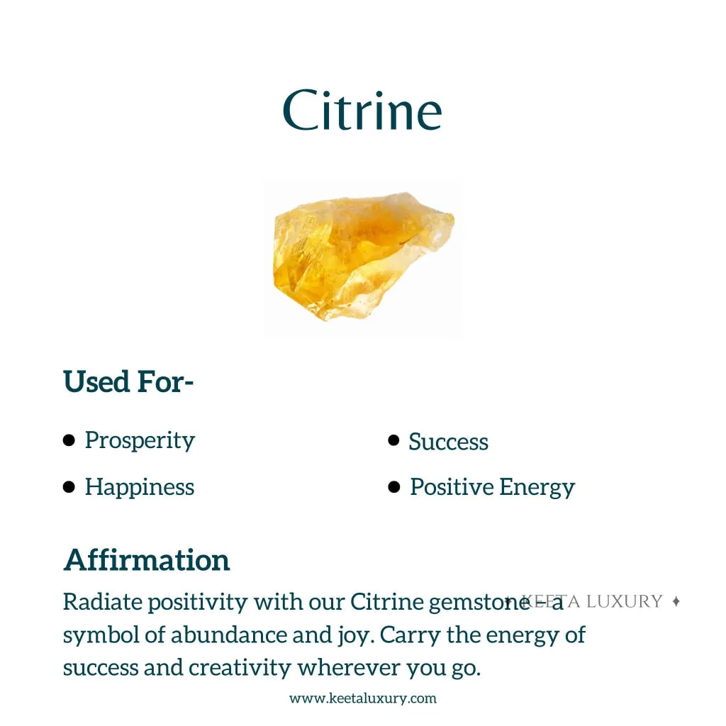 Luxe Line - Citrine necklace