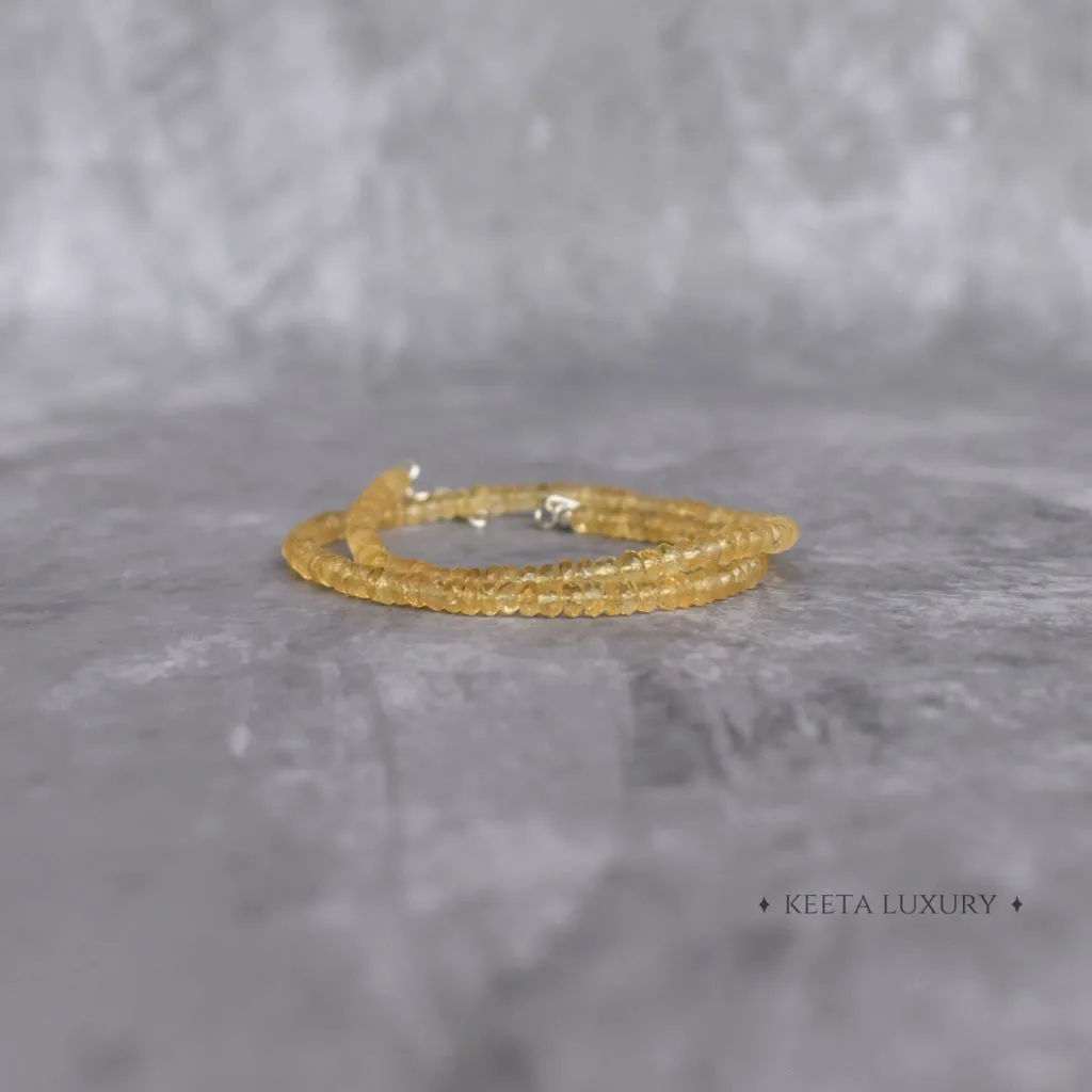 Luxe Line - Citrine necklace