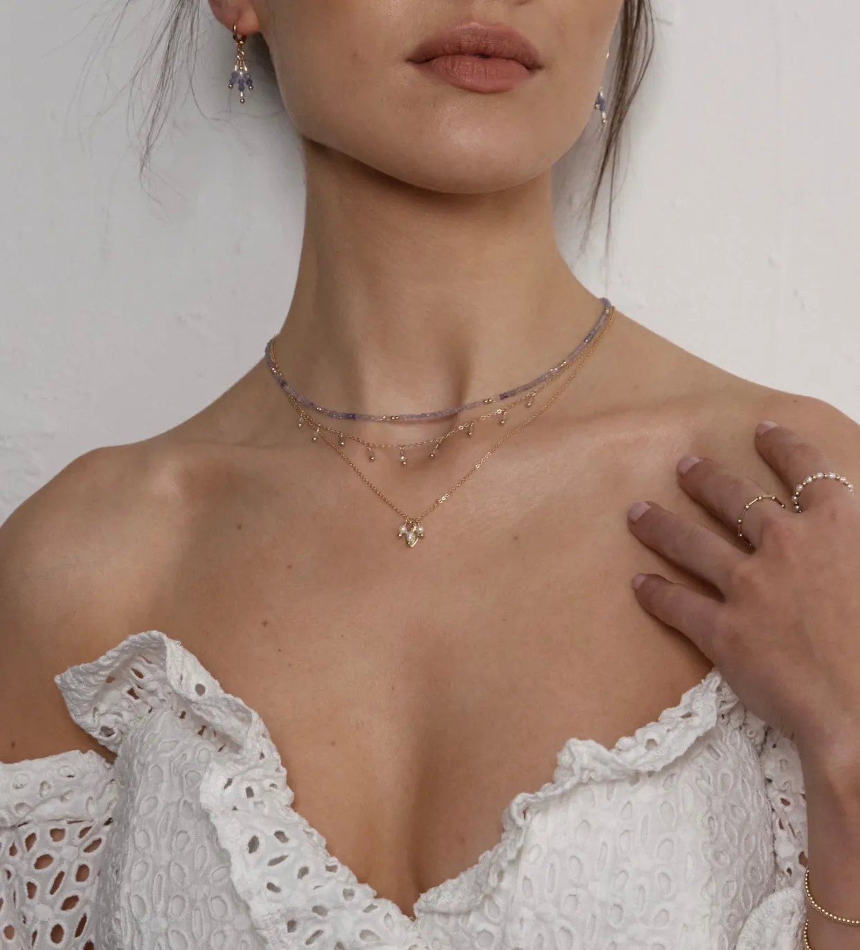 Manyara Choker Necklace ~ Tanzanite