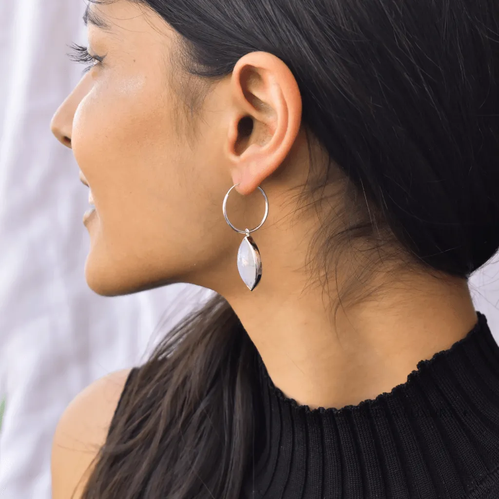 Marquise Swank - Moonstone Earrings
