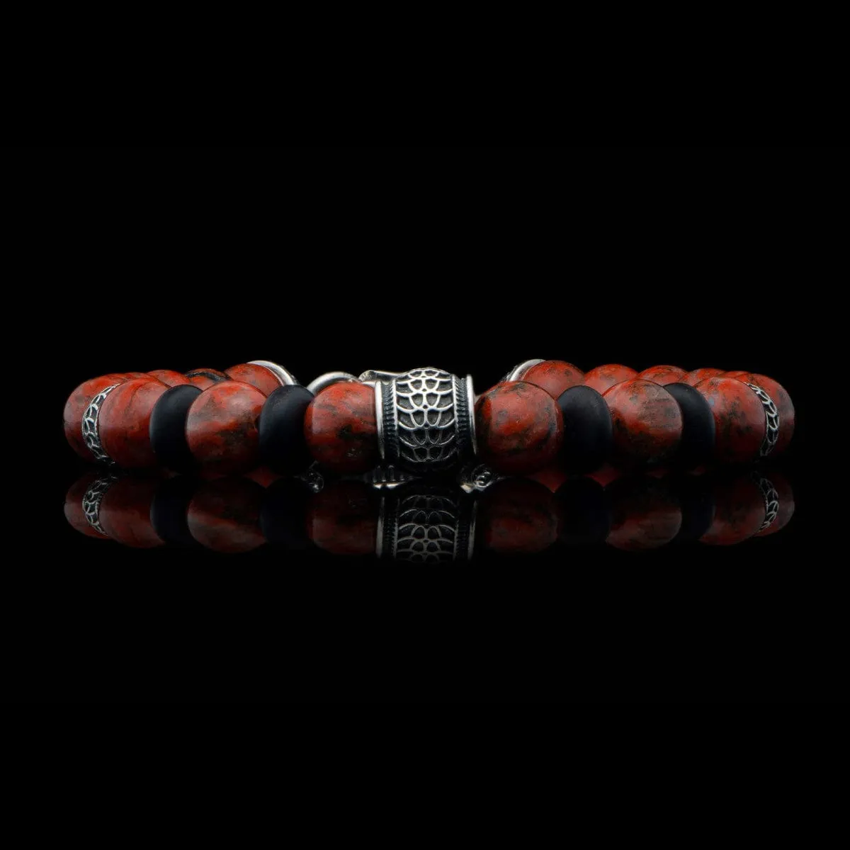 Men's Newport Red Jasper Bracelet - BB49 RSJ