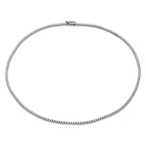 Moissanite Riviera Necklace 5.37cttw