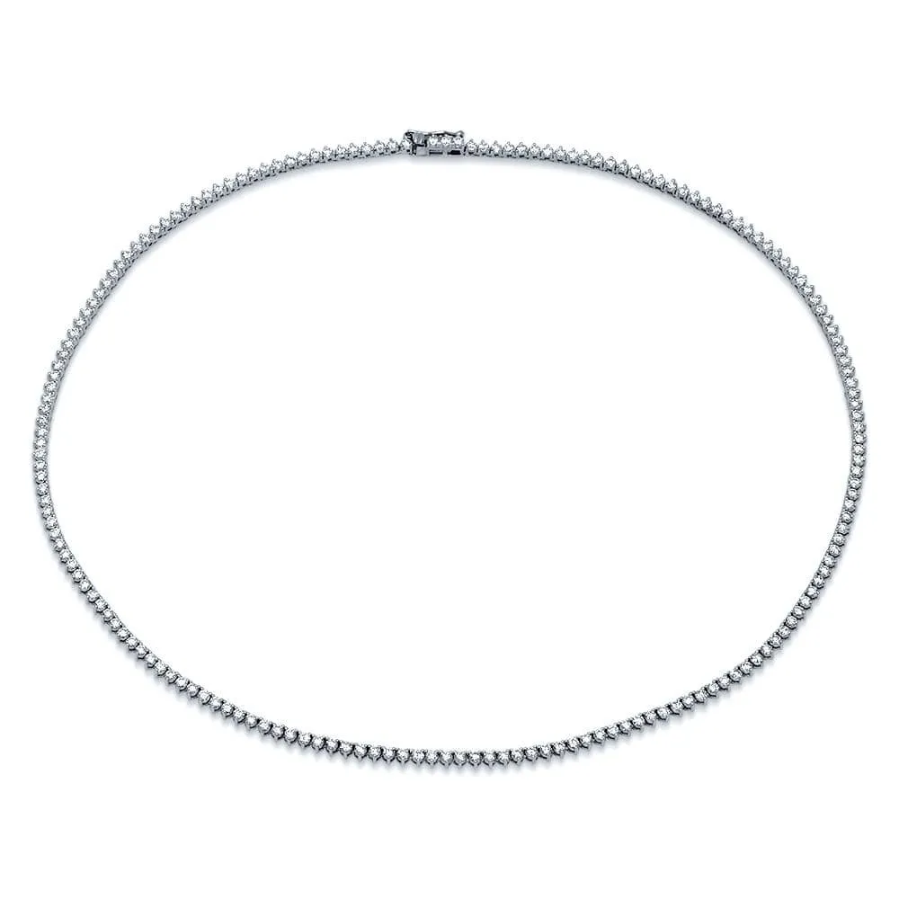 Moissanite Riviera Necklace 5.37cttw