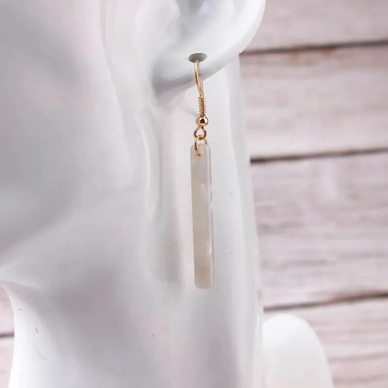 Moonstone Dangle Earrings