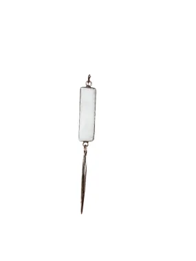 Moonstone Spike Drop Earrings