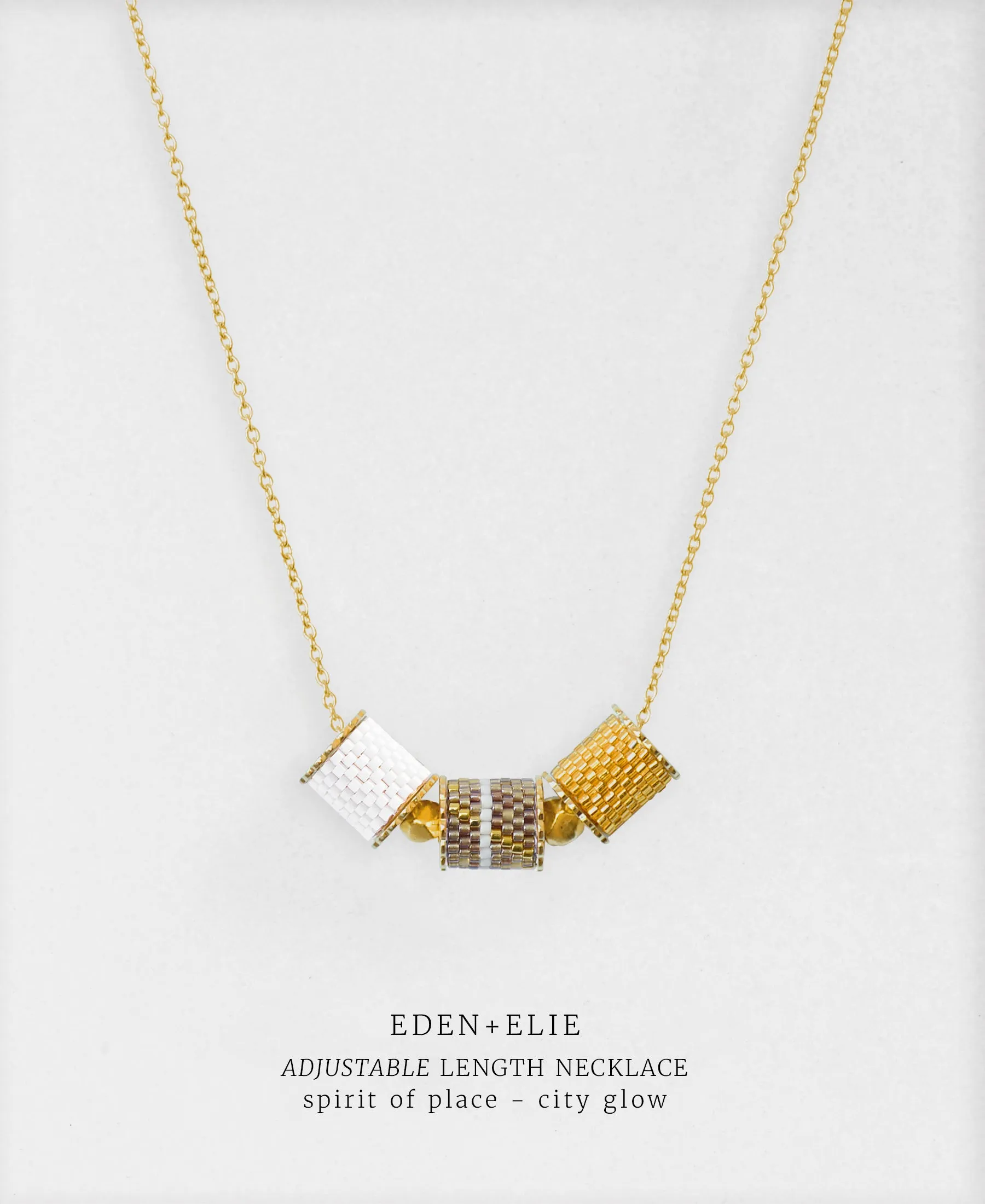 Mother-Daughter Twinning Necklaces Set - Spirit of Place City Glow