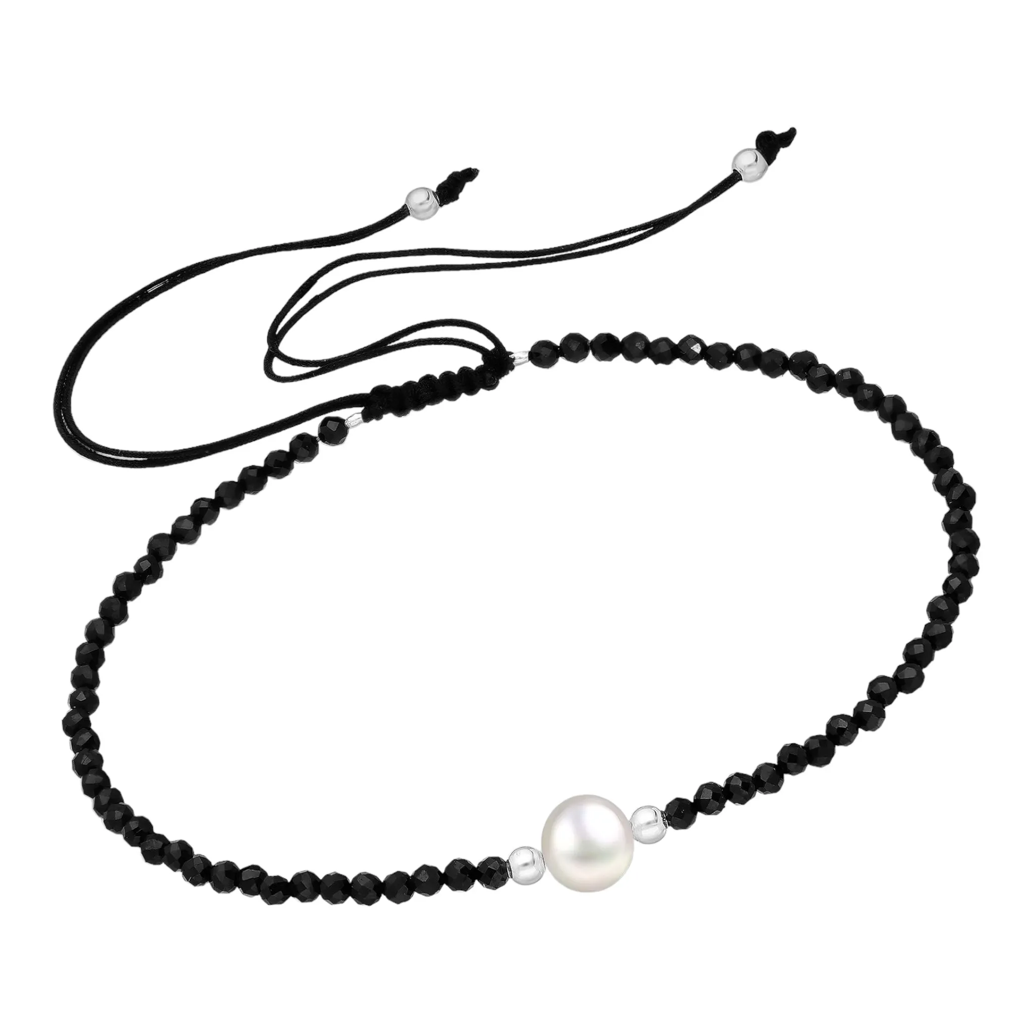 Natural Gemstone and Pearl Bead Bracelet Birthstone Luxury Adjustable Chakra Hypoallergenic KESLEY Luxury Jewelry