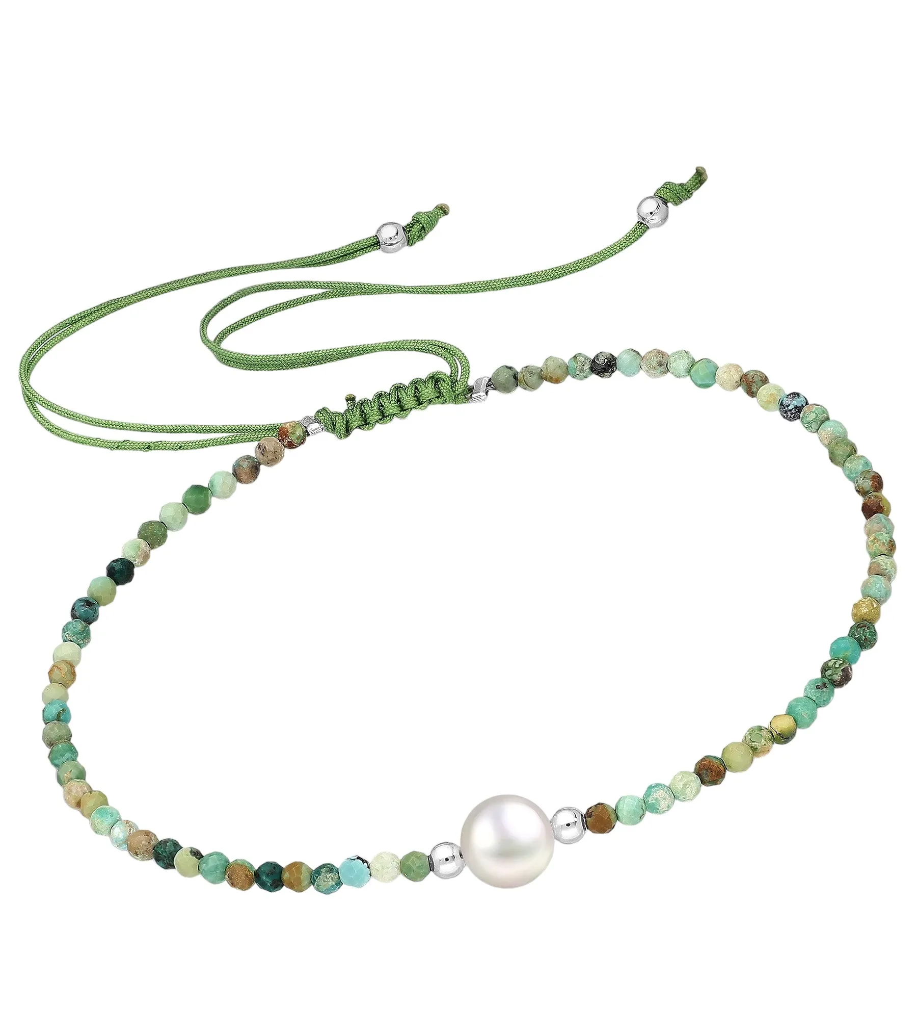 Natural Gemstone and Pearl Bead Bracelet Birthstone Luxury Adjustable Chakra Hypoallergenic KESLEY Luxury Jewelry