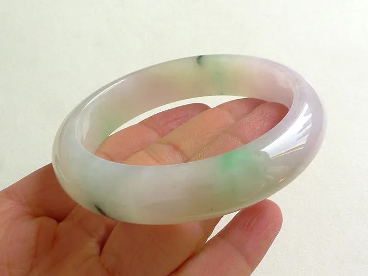 Natural Jade Bangle Jadeite Bangle Internal Diameter 56.5mm BER663