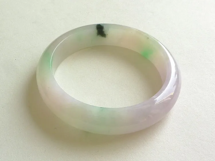Natural Jade Bangle Jadeite Bangle Internal Diameter 56.5mm BER663