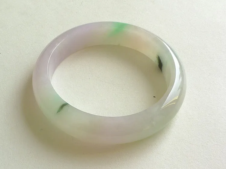 Natural Jade Bangle Jadeite Bangle Internal Diameter 56.5mm BER663