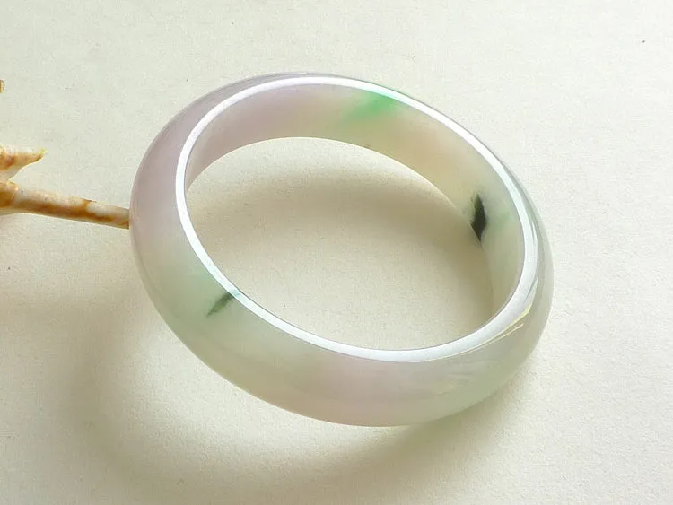 Natural Jade Bangle Jadeite Bangle Internal Diameter 56.5mm BER663