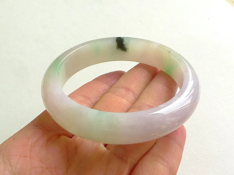 Natural Jade Bangle Jadeite Bangle Internal Diameter 56.5mm BER663