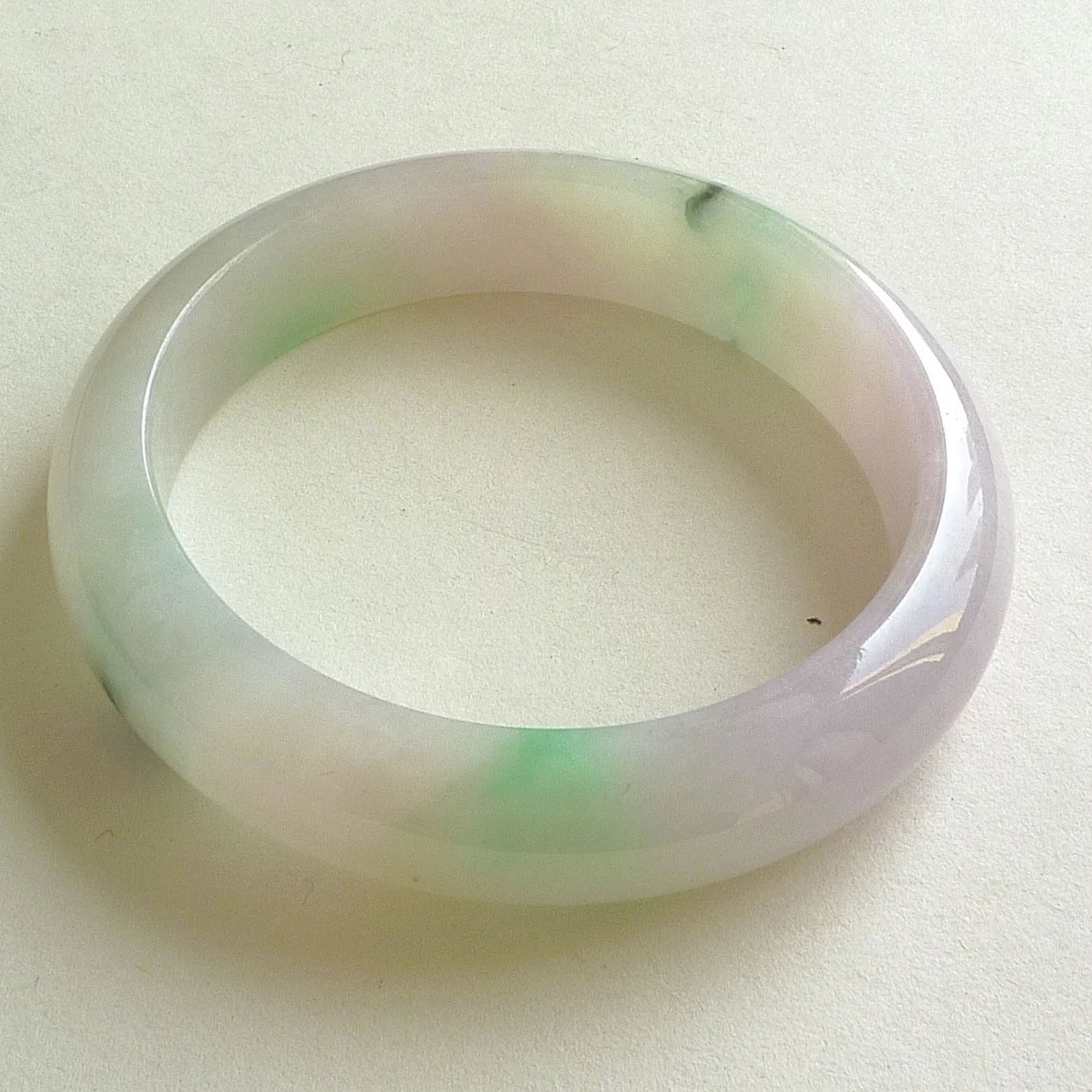 Natural Jade Bangle Jadeite Bangle Internal Diameter 56.5mm BER663