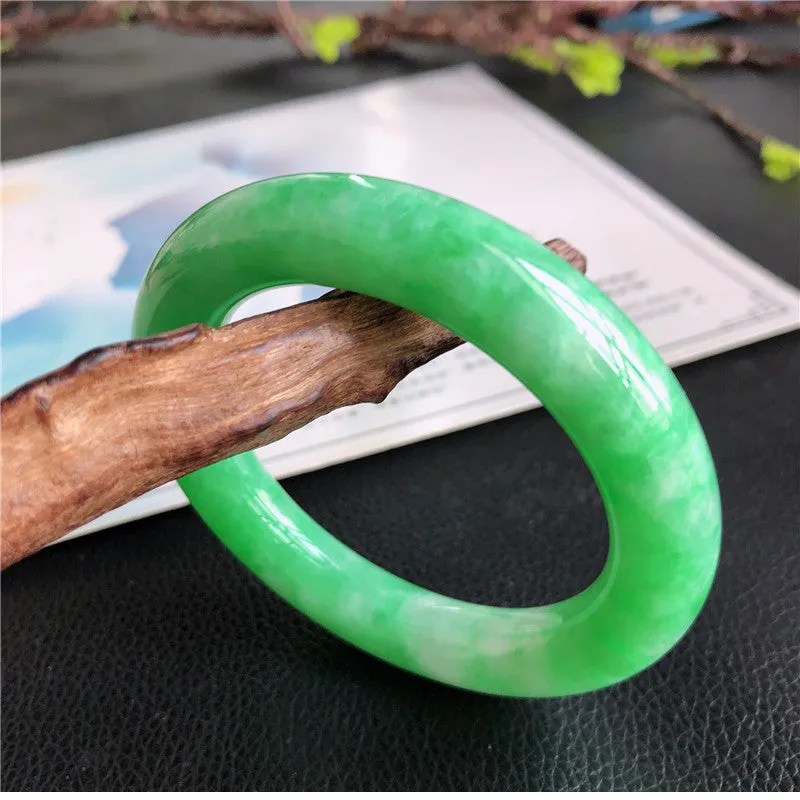 Natural Jade Bangle Jadeite Bangle Internal Diameter 57.7mm C9032524