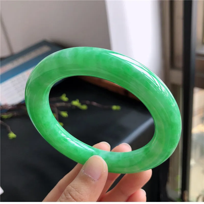 Natural Jade Bangle Jadeite Bangle Internal Diameter 57.7mm C9032524