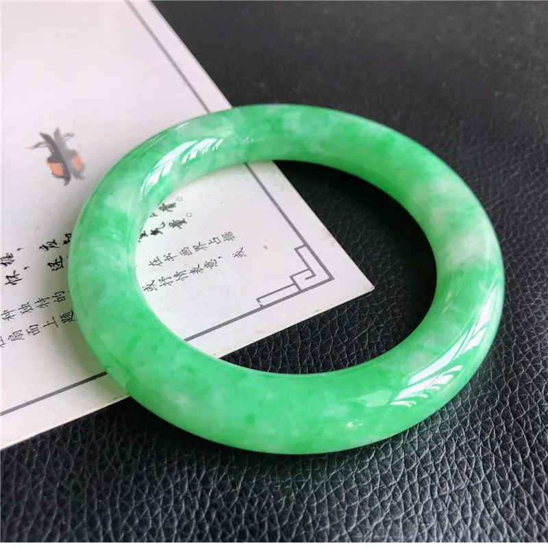 Natural Jade Bangle Jadeite Bangle Internal Diameter 57.7mm C9032524