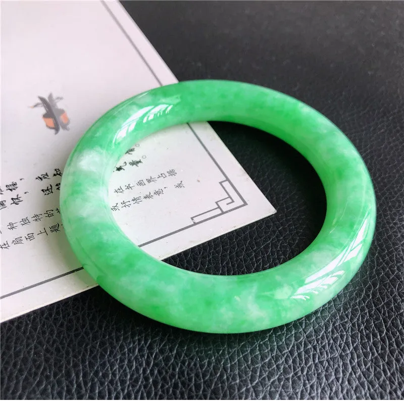 Natural Jade Bangle Jadeite Bangle Internal Diameter 57.7mm C9032524