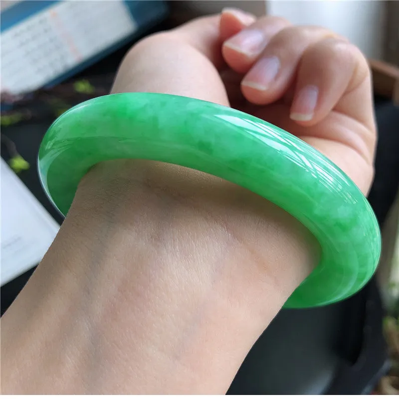 Natural Jade Bangle Jadeite Bangle Internal Diameter 57.7mm C9032524