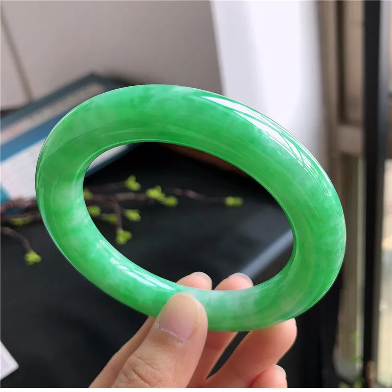 Natural Jade Bangle Jadeite Bangle Internal Diameter 57.7mm C9032524
