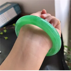 Natural Jade Bangle Jadeite Bangle Internal Diameter 57.9mm 00898