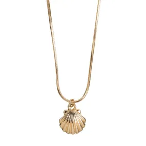 Necklace with Golden Sea Shell