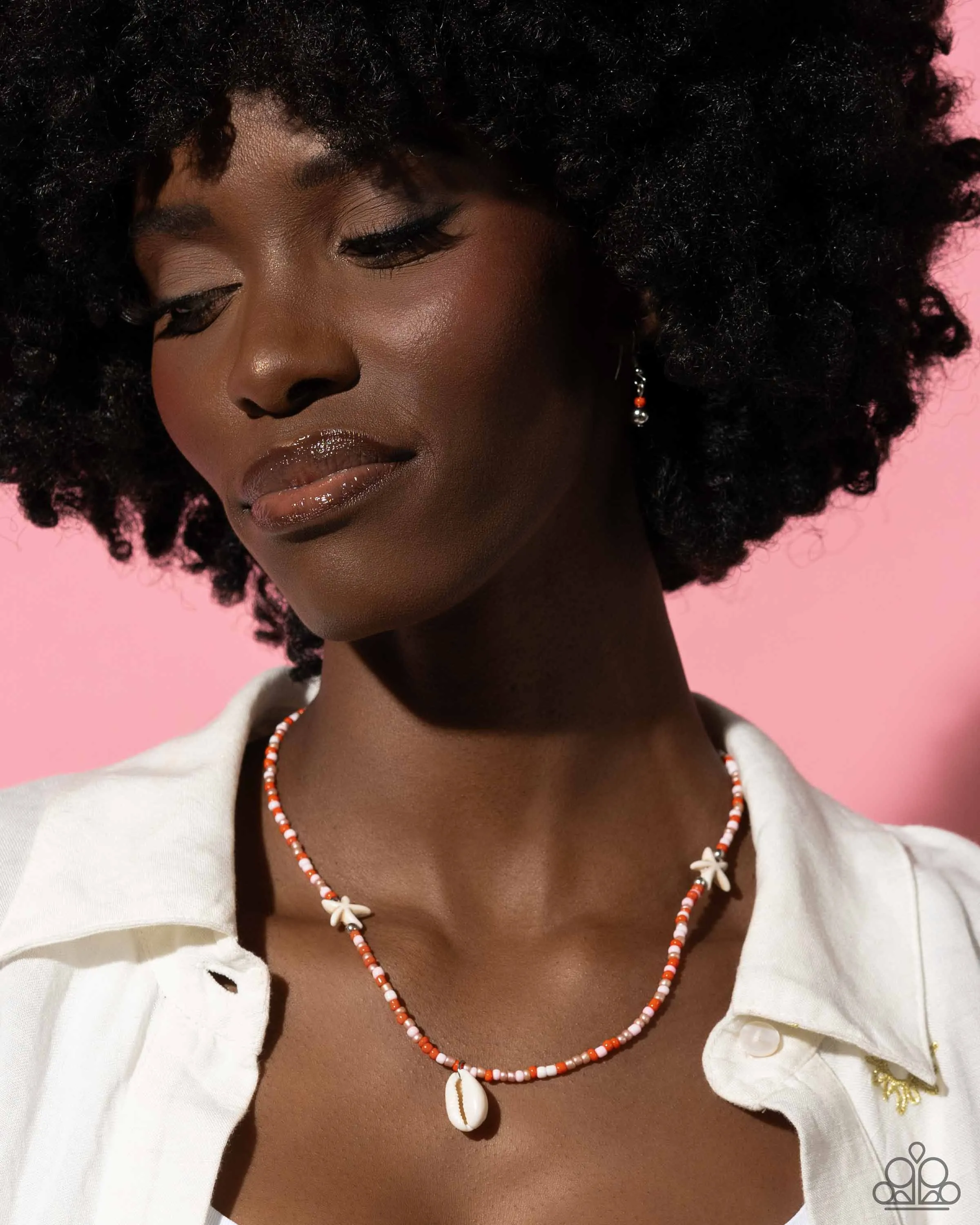 Necklaces Beachside Beauty - Orange SU6
