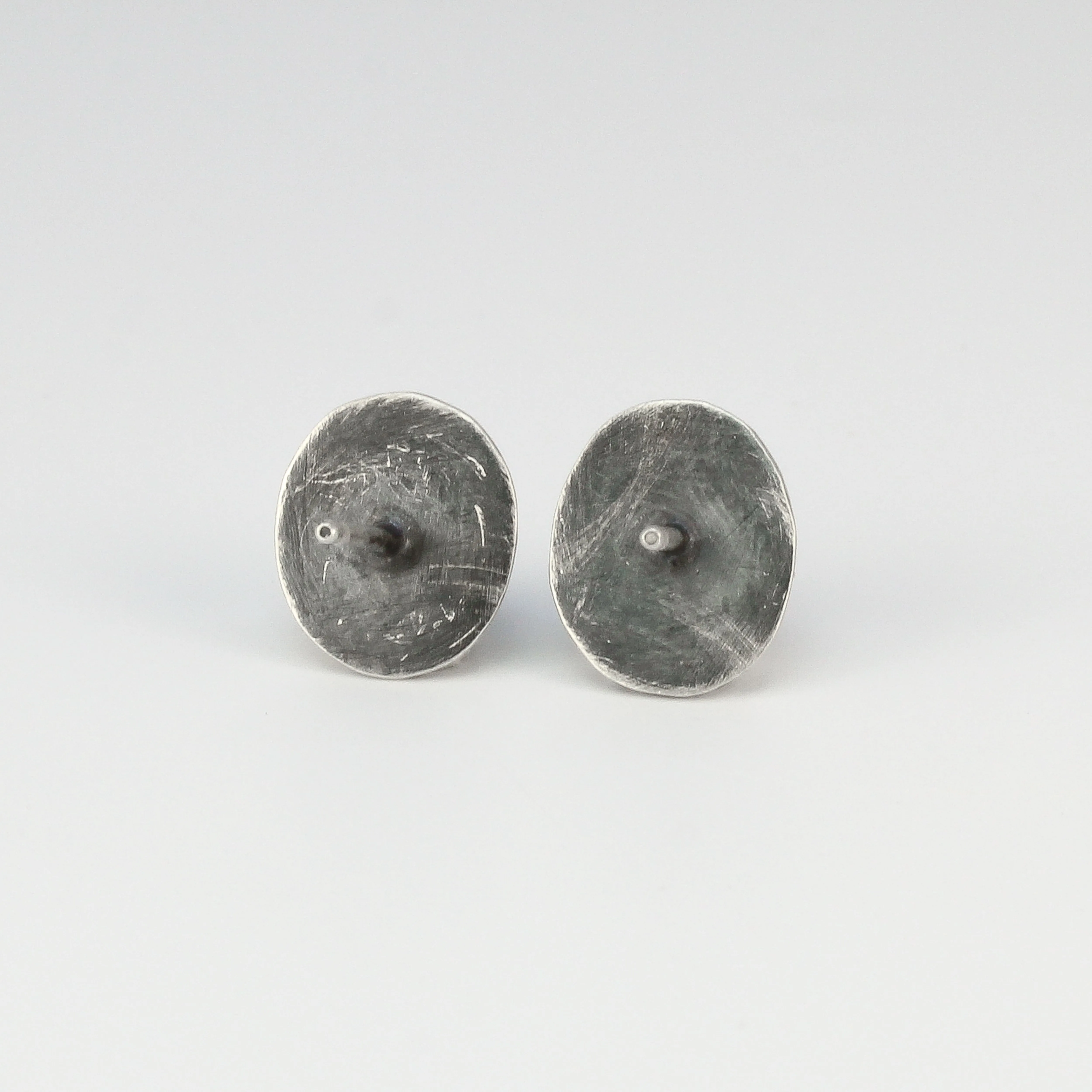 NEW! Stone Stud Earrings in Sterling Silver by Ashley Procopio