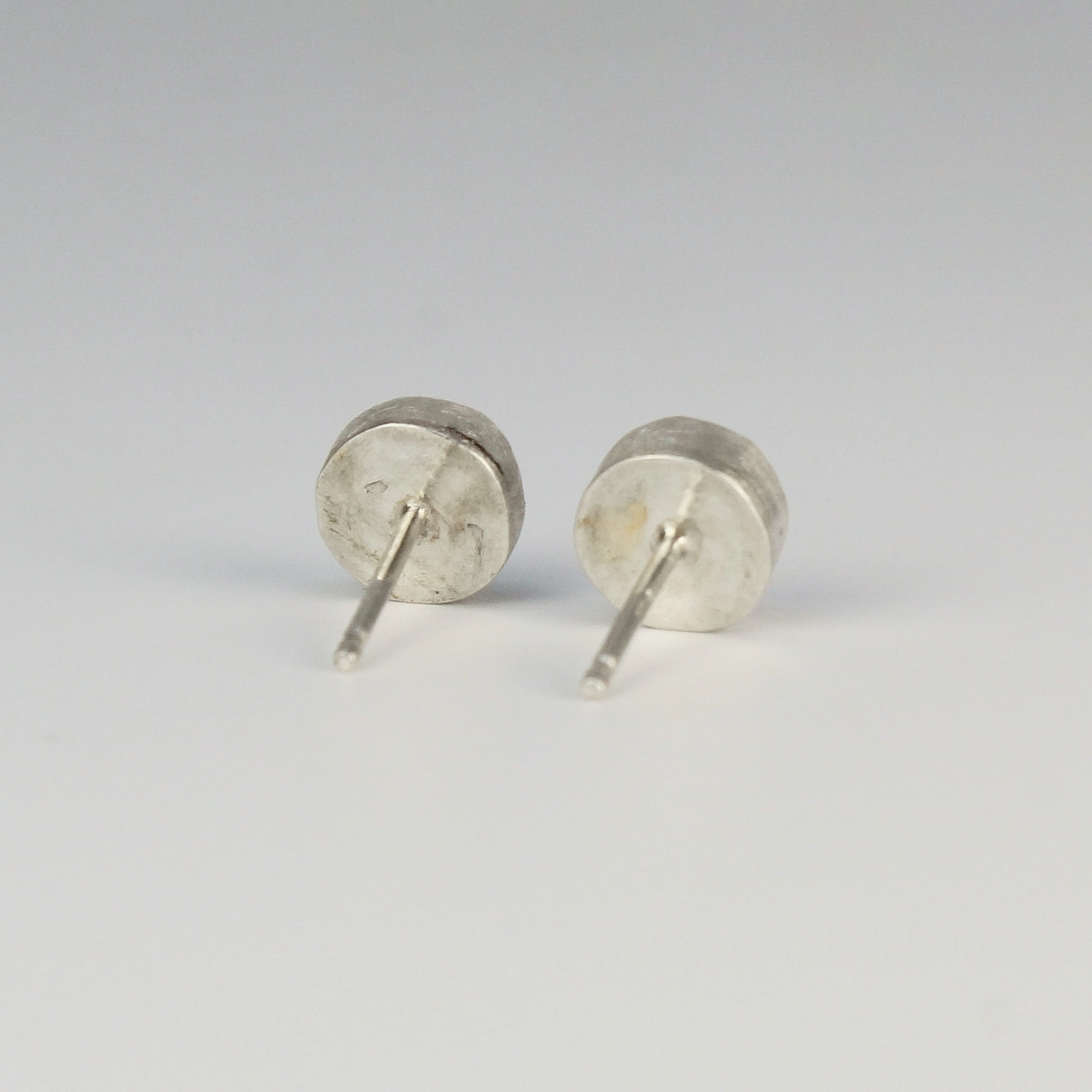 NEW! Stone Stud Earrings in Sterling Silver by Ashley Procopio