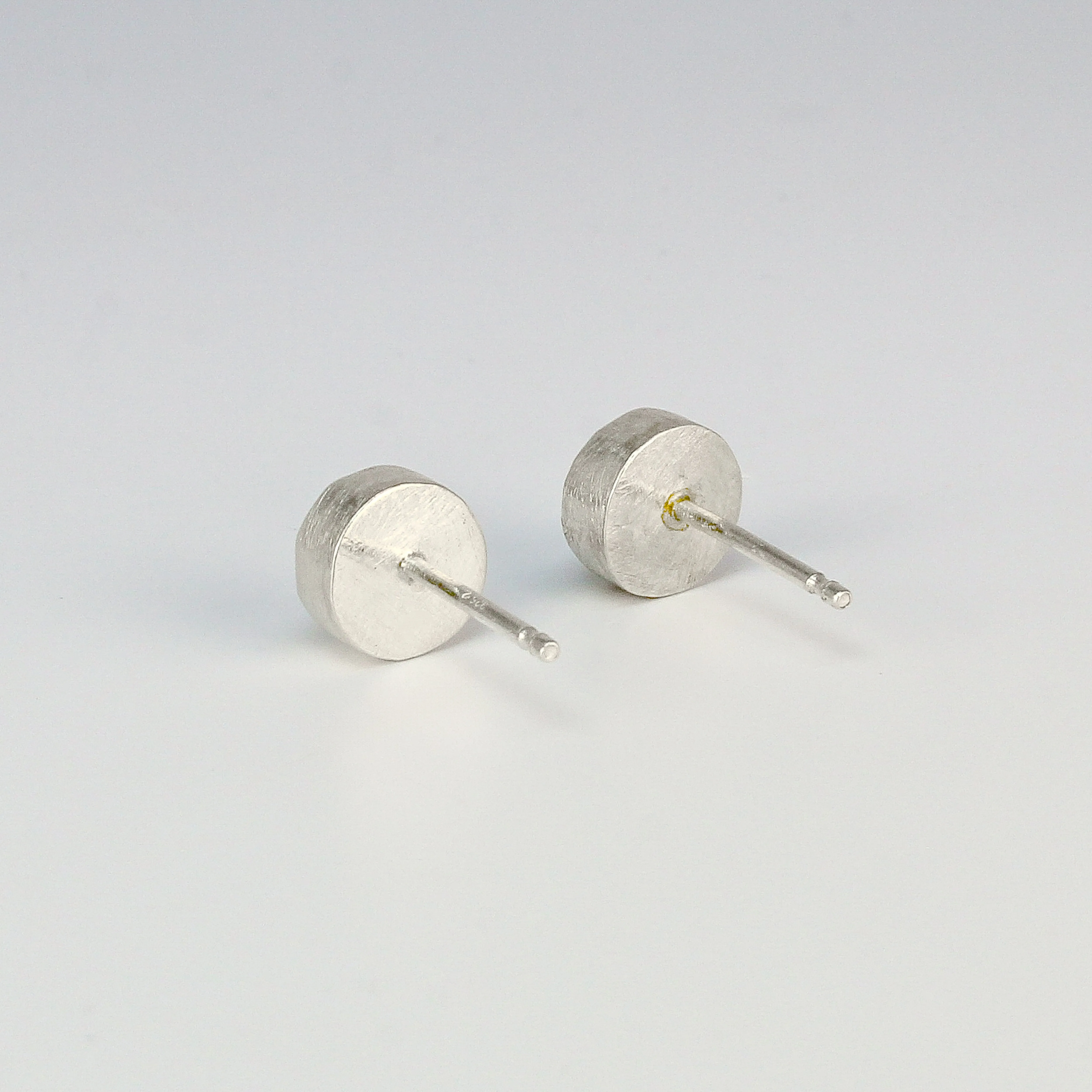 NEW! Stone Stud Earrings in Sterling Silver by Ashley Procopio