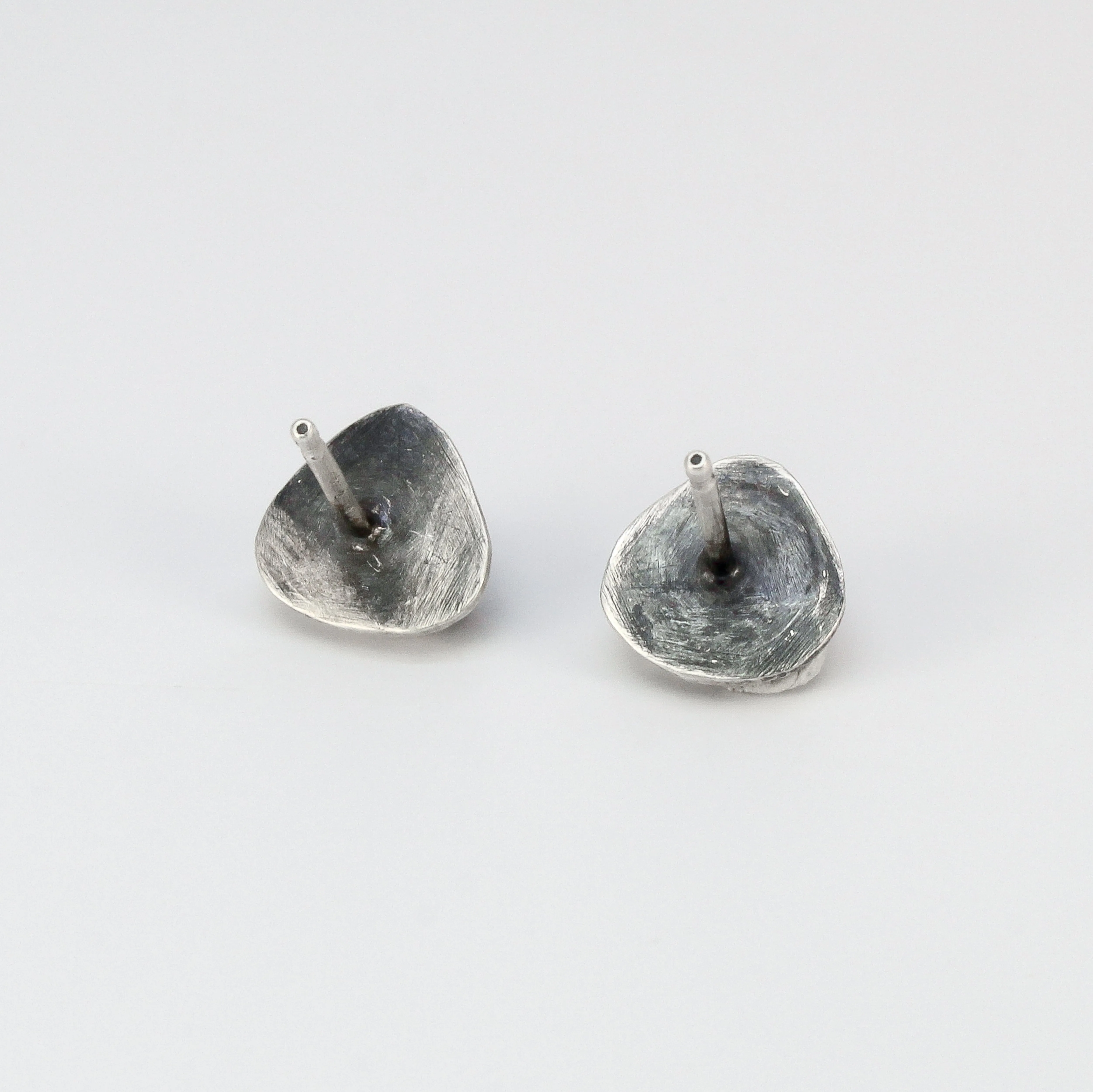 NEW! Stone Stud Earrings in Sterling Silver by Ashley Procopio