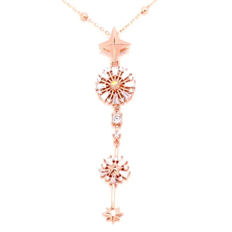 Nora Opal Burst Drop Pendant