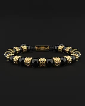 ONYX BRACELET 8MM | ROYALE by Seekers Men's Jewelry