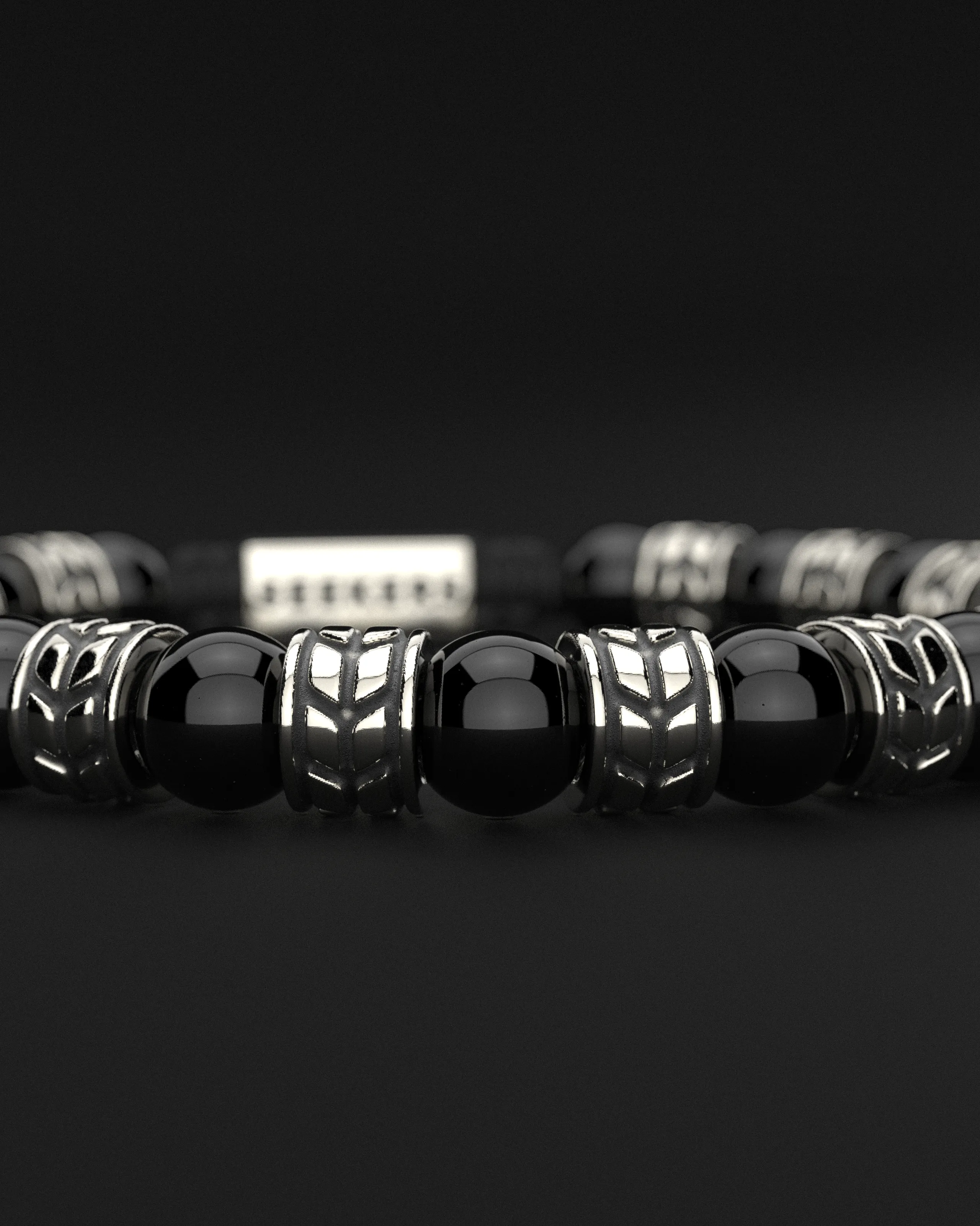 ONYX BRACELET 8MM | ROYALE by Seekers Men's Jewelry