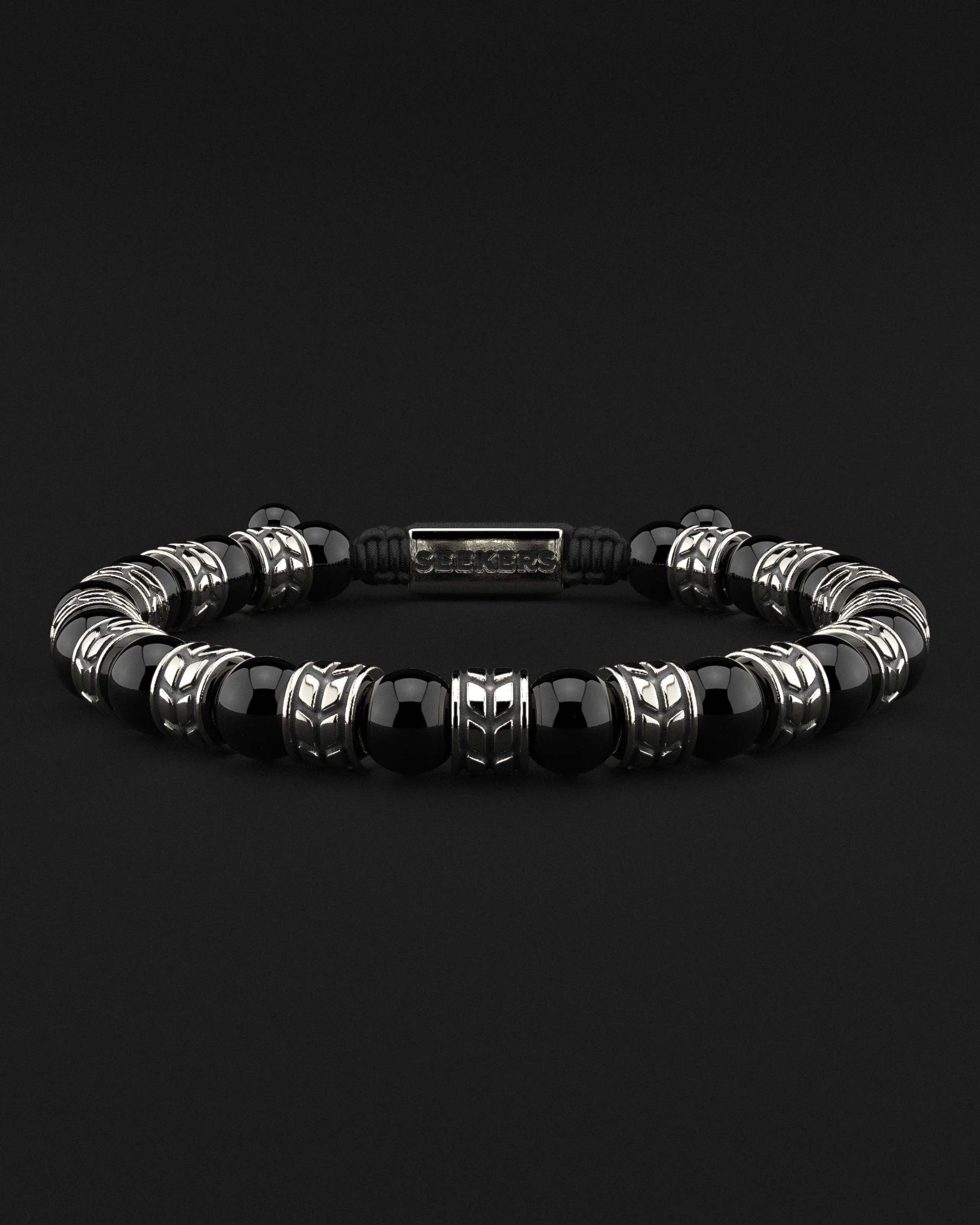ONYX BRACELET 8MM | ROYALE by Seekers Men's Jewelry