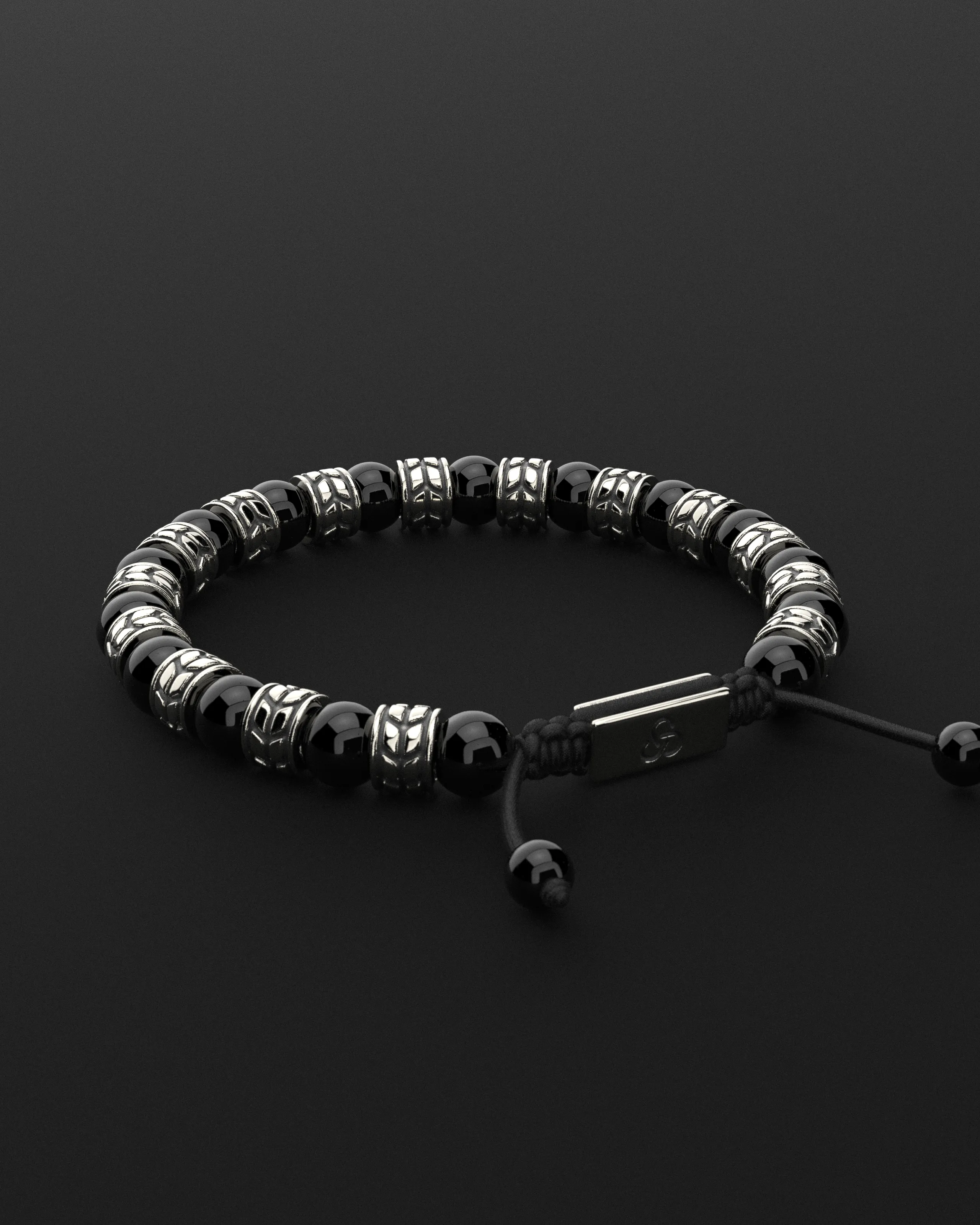 ONYX BRACELET 8MM | ROYALE by Seekers Men's Jewelry