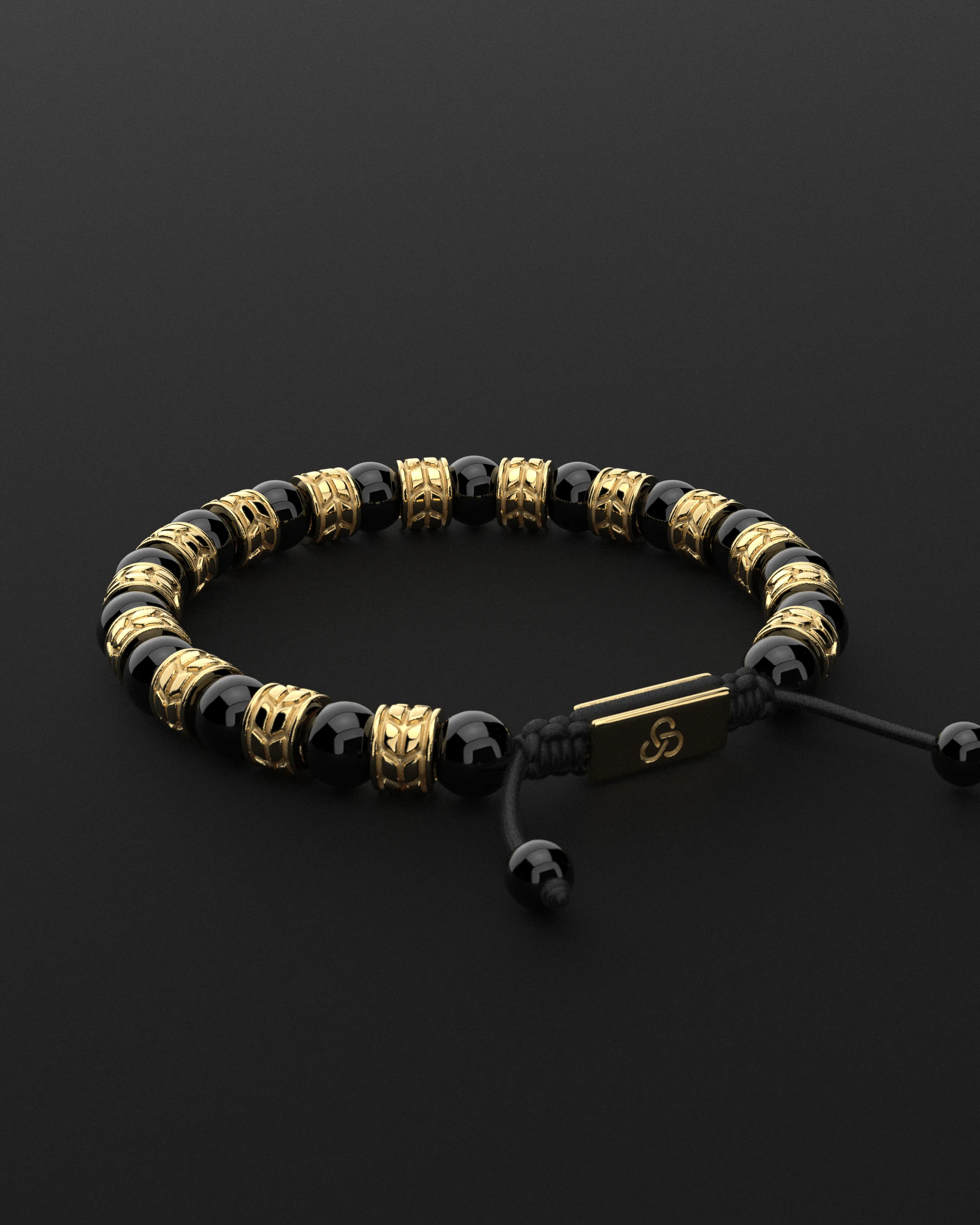 ONYX BRACELET 8MM | ROYALE by Seekers Men's Jewelry