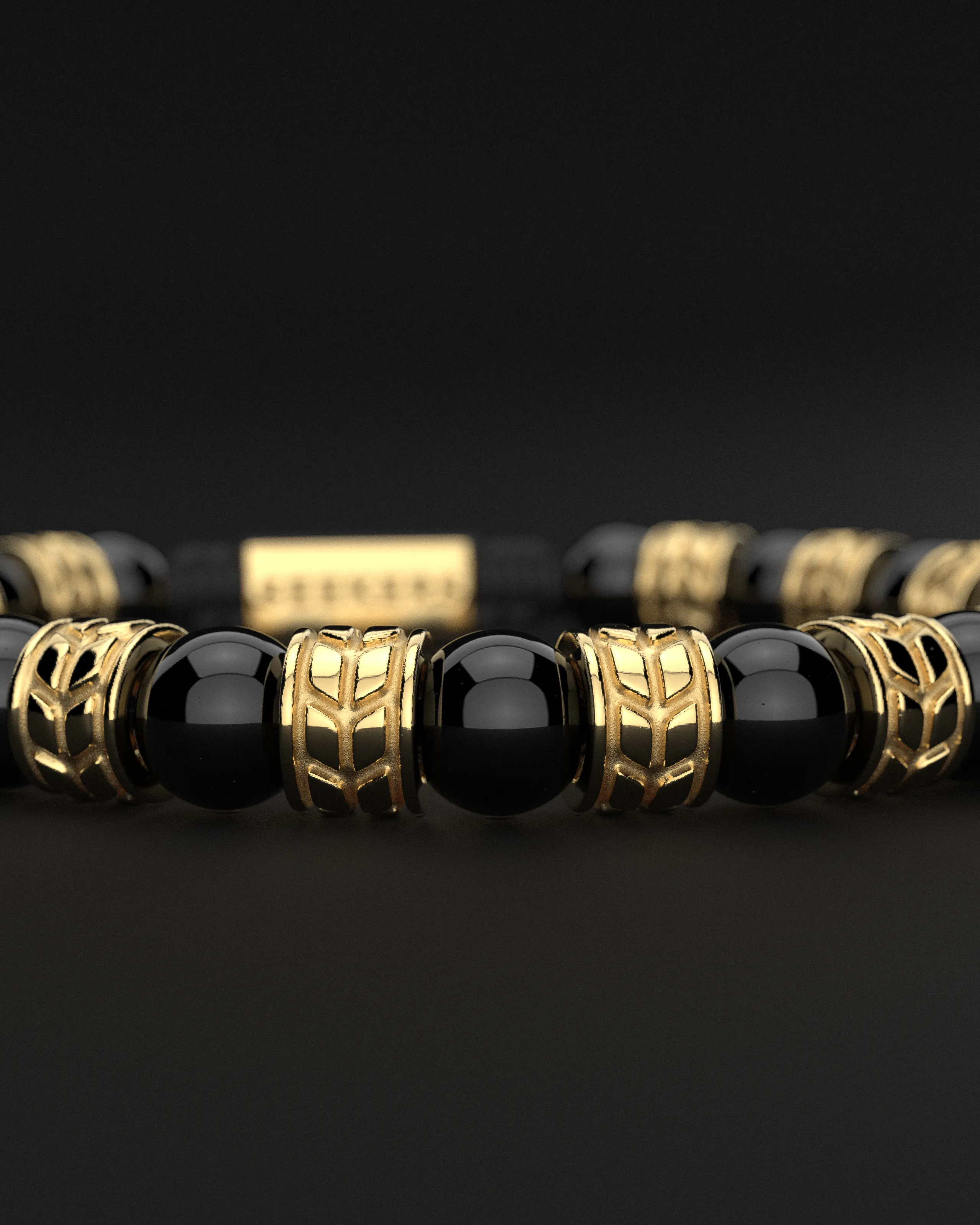 ONYX BRACELET 8MM | ROYALE by Seekers Men's Jewelry
