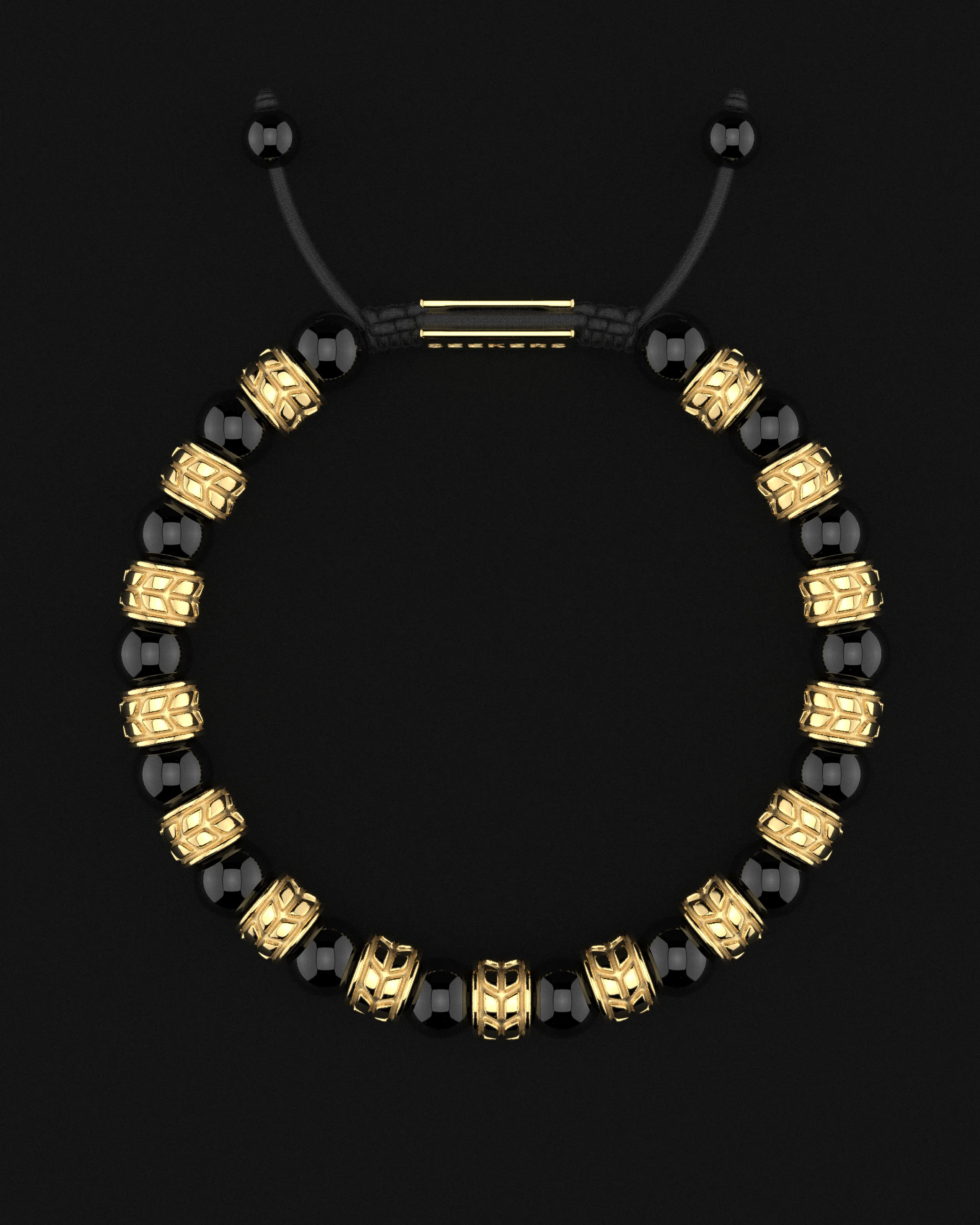 ONYX BRACELET 8MM | ROYALE by Seekers Men's Jewelry