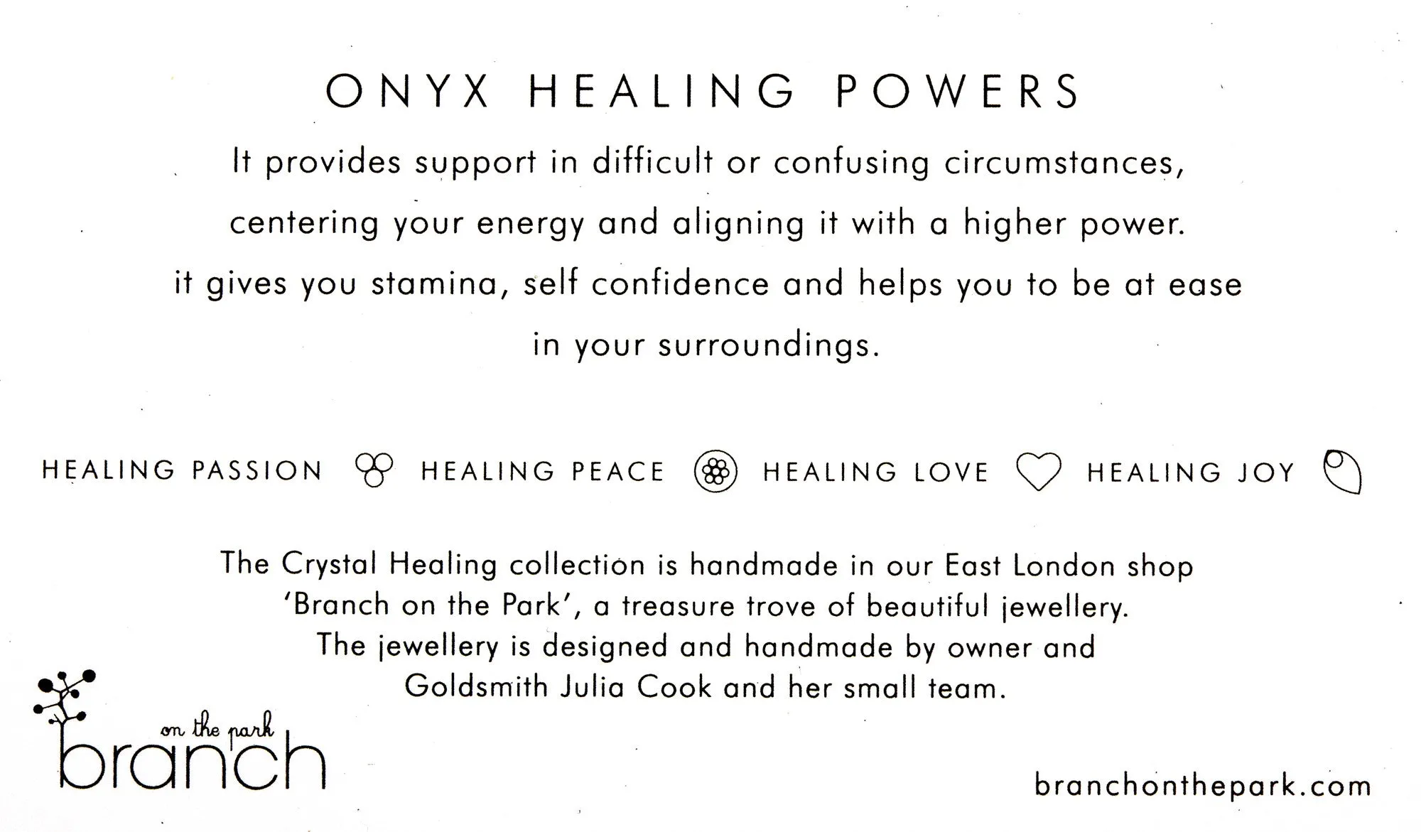 Onyx Crystal Healing Bracelet