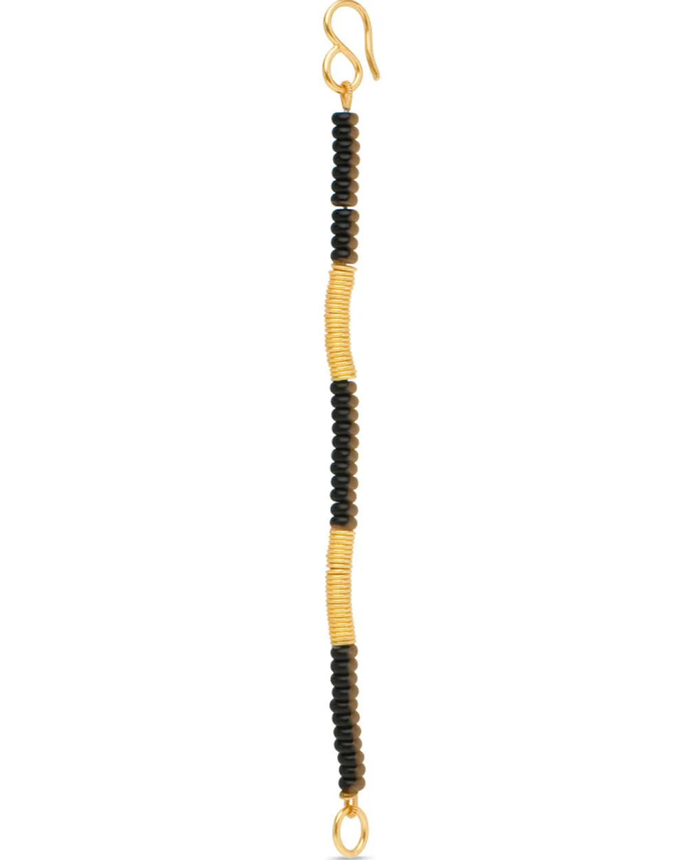 Onyx Pharaoh Double Banded Bracelet
