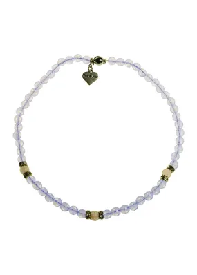 Opal and crystal necklace by Rosie Fox