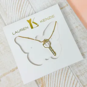 Opal Key Necklace by Lauren Kenzie