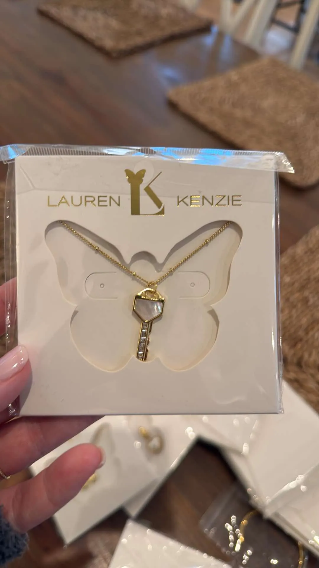 Opal Key Necklace by Lauren Kenzie