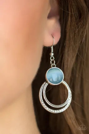 Open Door Jewelry - Dreamily Dreamland - Blue Earrings - Paparazzi Accessories