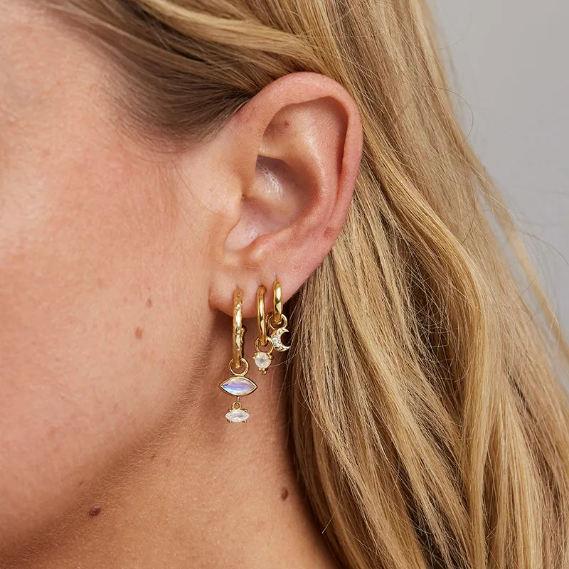 ORB MOONSTONE EARRING CHARM