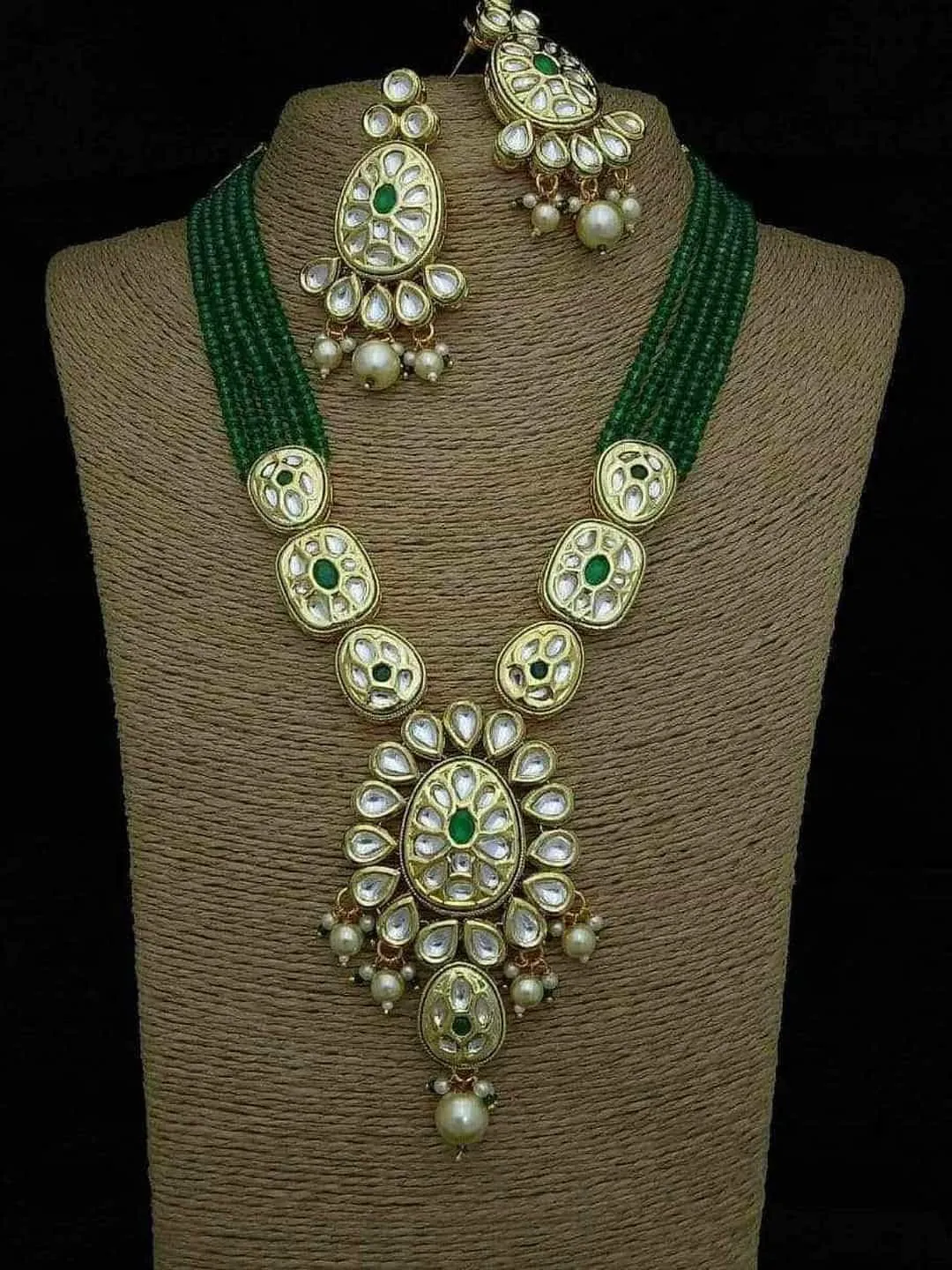 Oval Long Pendant Necklace