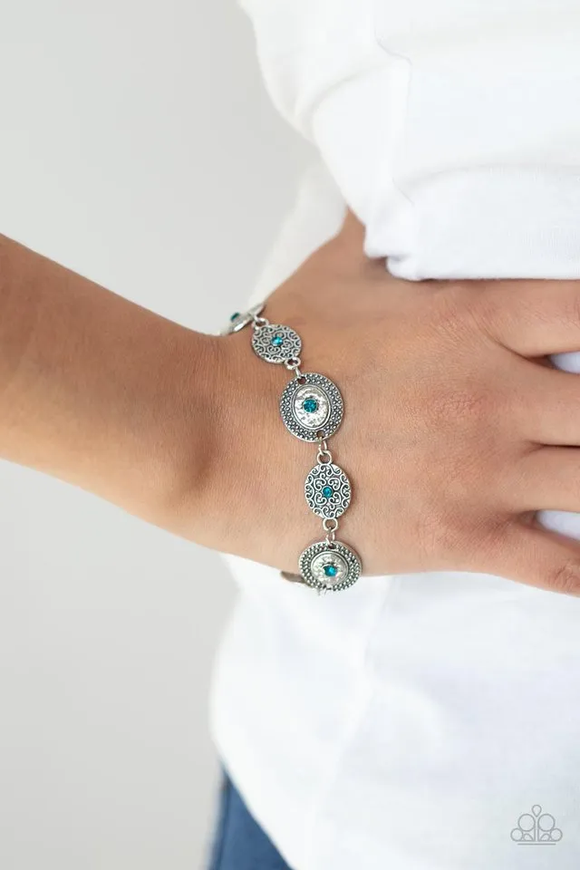 Paparazzi Bracelet ~ Secret Garden Glamour - Blue