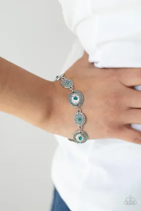 Paparazzi Bracelet ~ Secret Garden Glamour - Blue